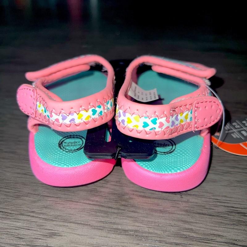 SANDALS ADJUSTABLE "3" "5" TODDLER "MULTI-COLOR" 2 WAY ADJUSTABLE SANDALS