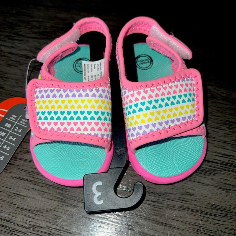 SANDALS ADJUSTABLE "3" "5" TODDLER "MULTI-COLOR" 2 WAY ADJUSTABLE SANDALS