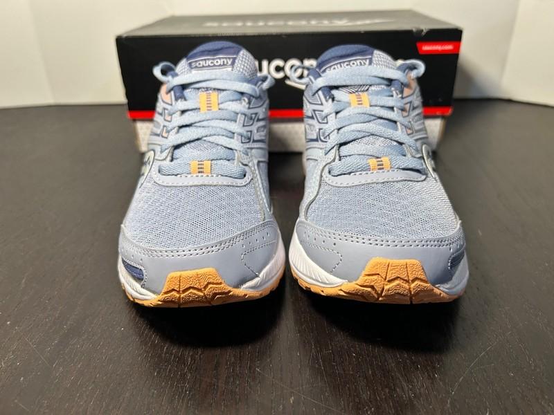 Saucony Cohesion 13 Running Shoes Sneakers Blue Mist/Melon Womans 6.5