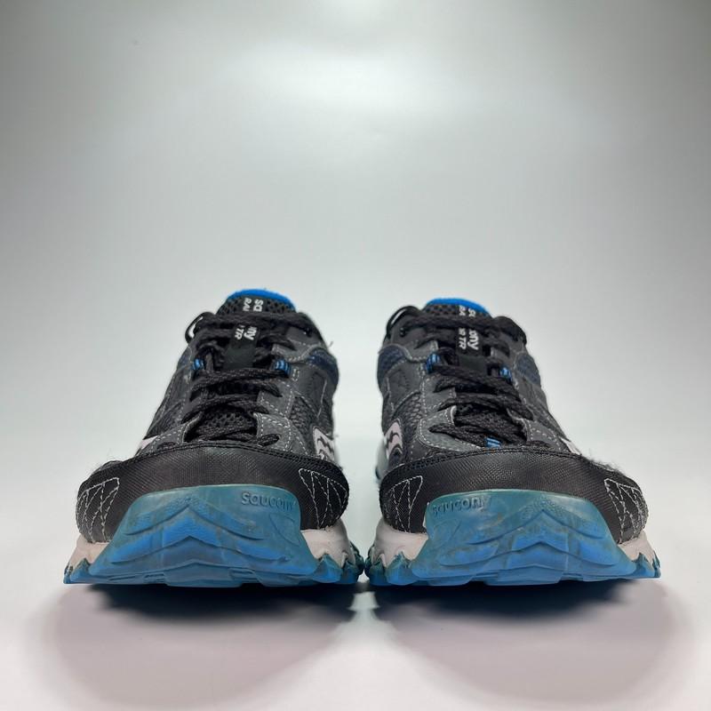 Saucony Grid Raptor TR 2 Gray Trail Running Shoes Athletic S25428-1 Men’s Sz 9.5