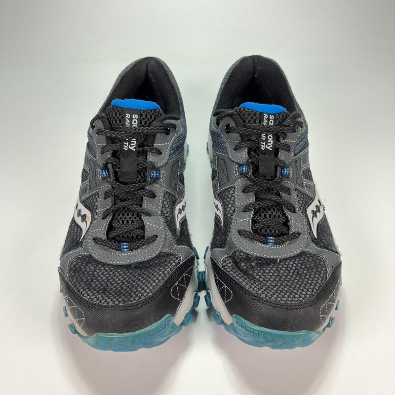 Saucony Grid Raptor TR 2 Gray Trail Running Shoes Athletic S25428-1 Men’s Sz 9.5