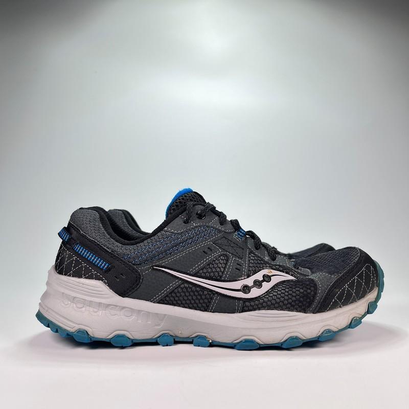 Saucony Grid Raptor TR 2 Gray Trail Running Shoes Athletic S25428-1 Men’s Sz 9.5