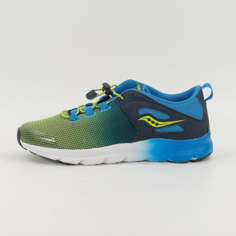 Saucony Kids Boys Size 7 SK261682 Blue Green Running Shoes