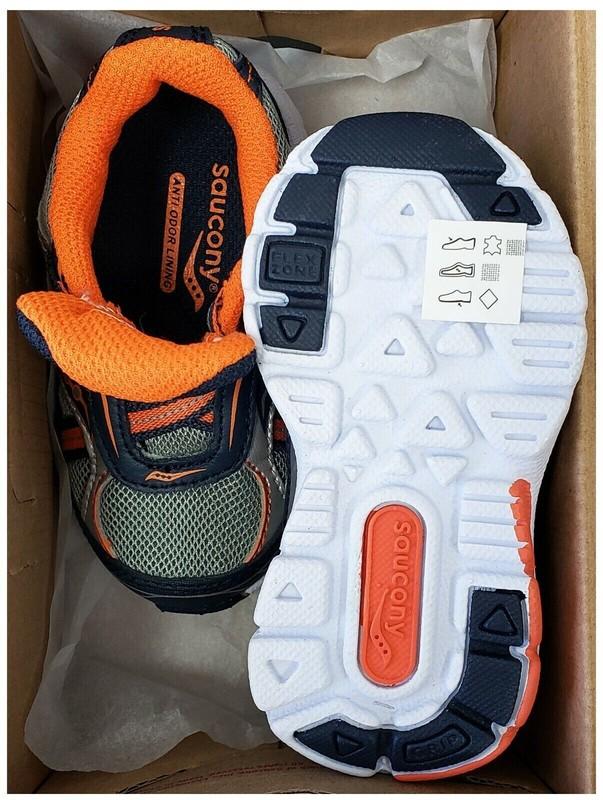 Saucony Little Kid's Boy Baby Ride Sneaker Shoes Size 5