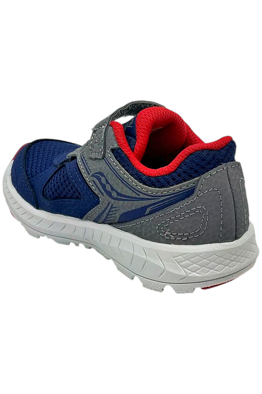 Saucony Toddler's Boy Cohesion 14 Alternative JR Running Shoe Red/Navy