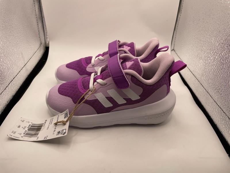 Scarpe Bambina Adidas Fortarun 3.0 Girls Purple Sneakers Size 9.5 NEW