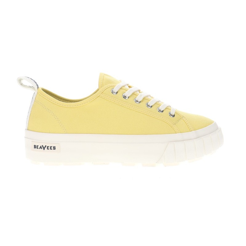 SeaVees Melrose Lug Platform Womens Yellow Sneakers Casual Shoes WMLRA24CPL-PNA