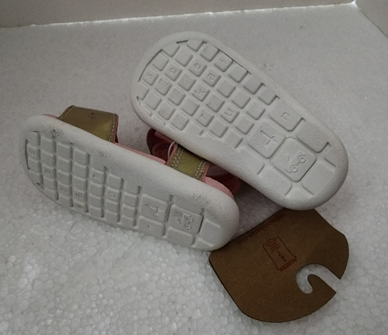 See Kai Run Basics Girls Sandals Pink Gold Shine SZ 4 5 10 NWT SHIPS FREE