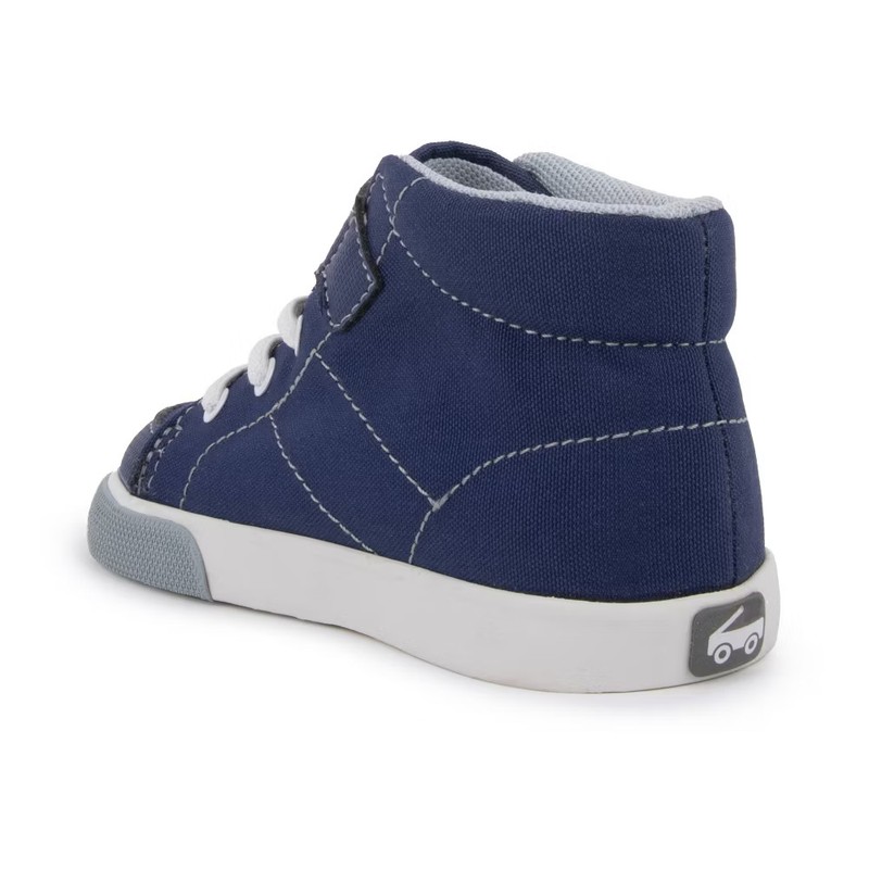 See Kai Run Basics Toddler Belmont Sneakers - Navy Blue 4T