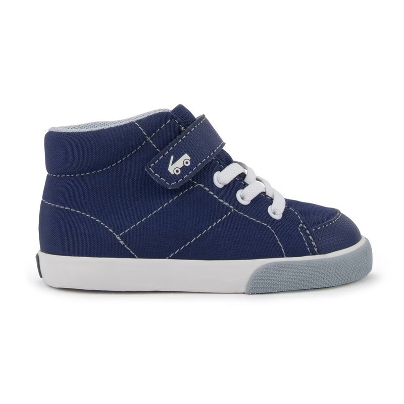 See Kai Run Basics Toddler Belmont Sneakers - Navy Blue 4T