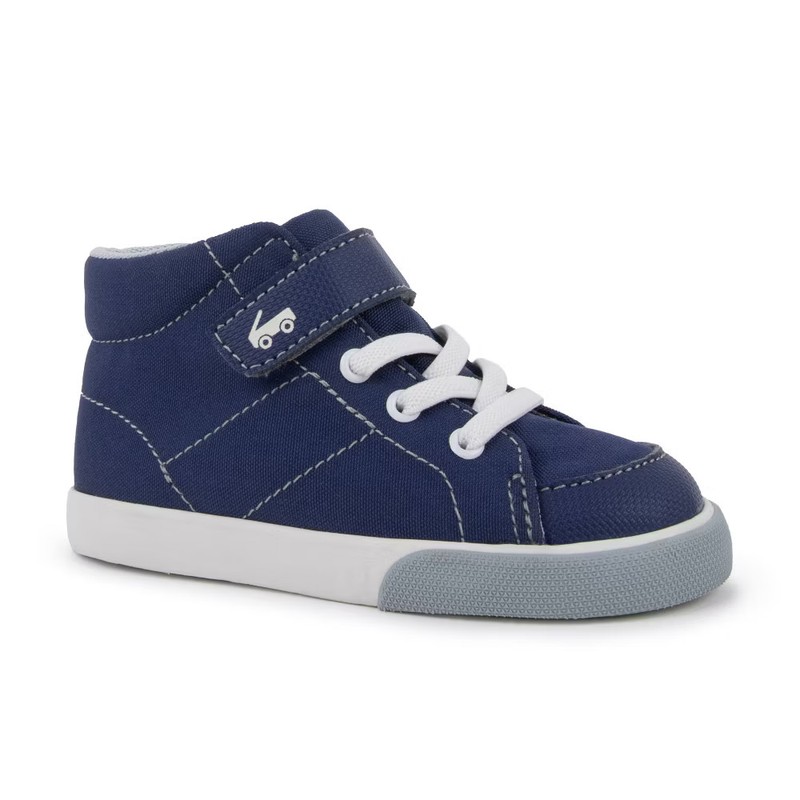 See Kai Run Basics Toddler Belmont Sneakers - Navy Blue 4T