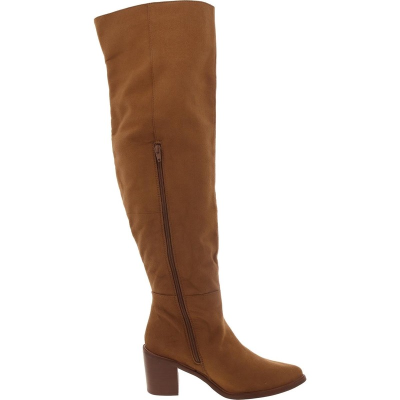 Seychelles Womens Paradise Cities Tan Over-The-Knee Boots 6 Medium (B M) 2480