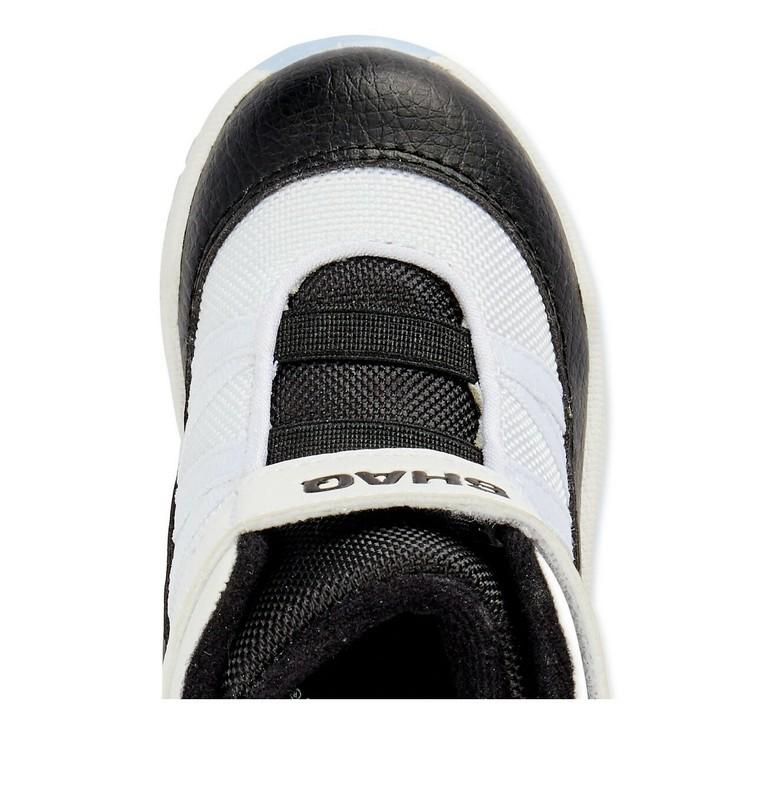 SHAQ Baby Shoes Black And White Infant/toddler Sneakers
