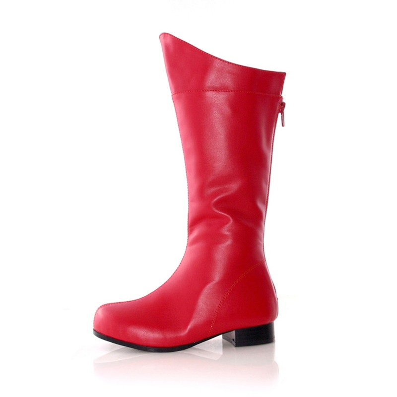 Shazam Child Boots - Red Size Small (11-12)
