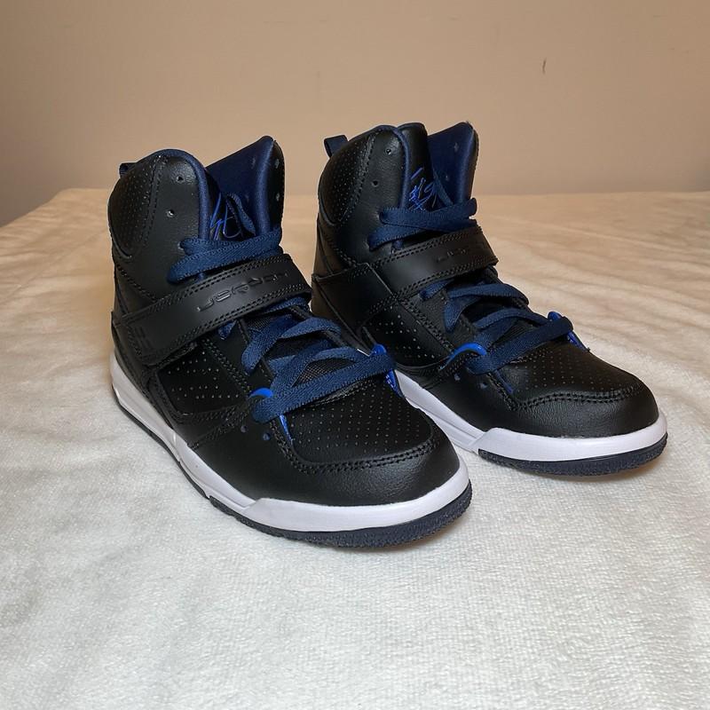 Size 1.5 (PS) - Jordan Flight 45 Mid Black Midnight Navy