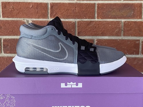 Size 10.5 - Nike LeBron Witness 8 Cool Grey Black