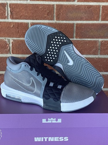 Size 10.5 - Nike LeBron Witness 8 Cool Grey Black