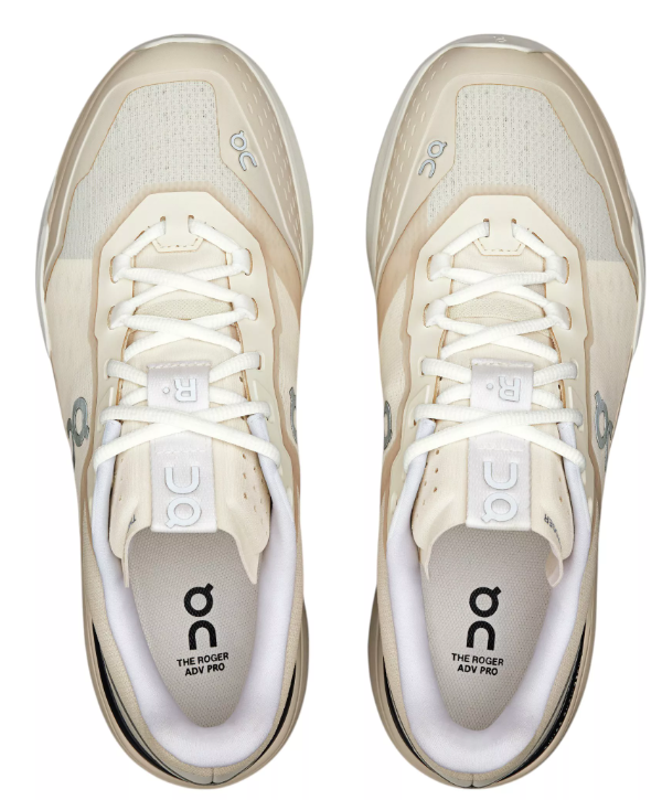 Size 10.5 - On The Roger Advantage Pro Cream Black