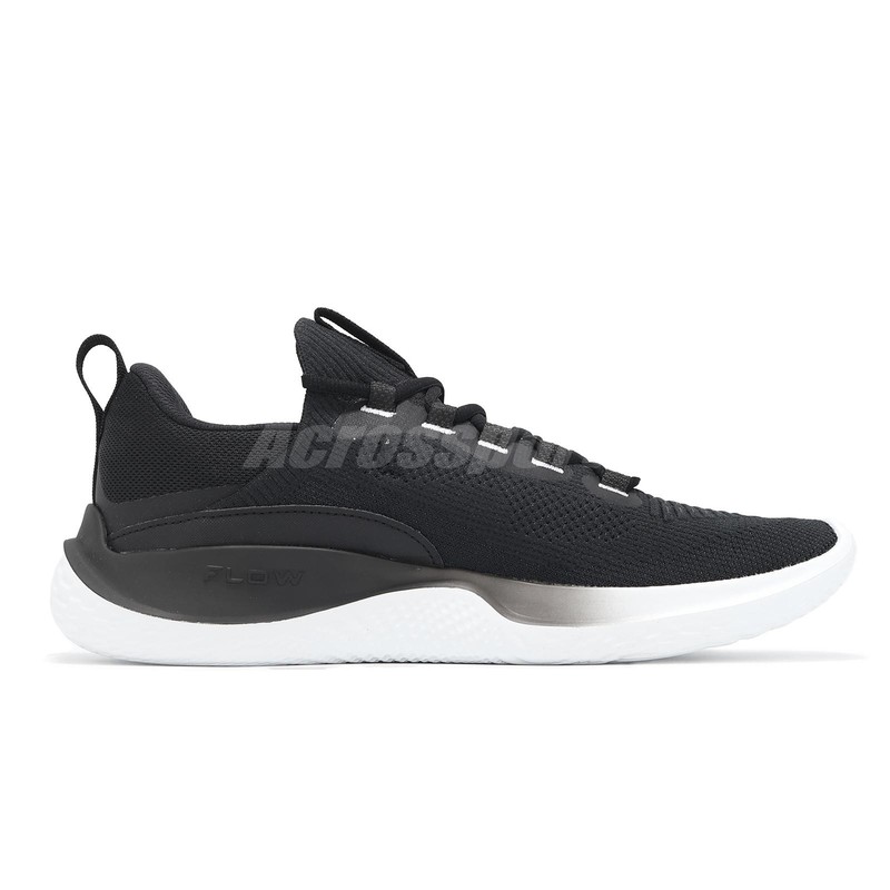 Size 10.5 - Under Armour Flow Dynamic Black White