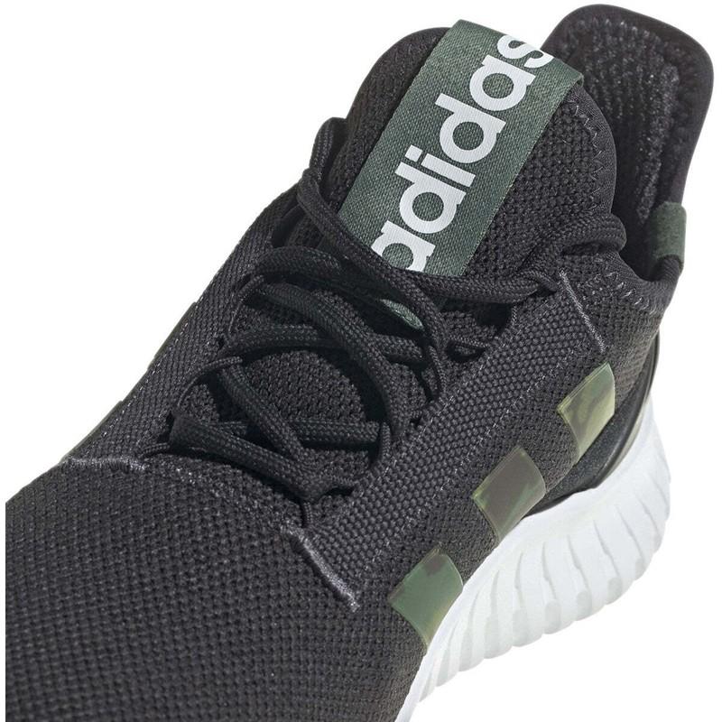 Size 10 - Adidas Kaptir 2.0 Black Green Oxide Camo