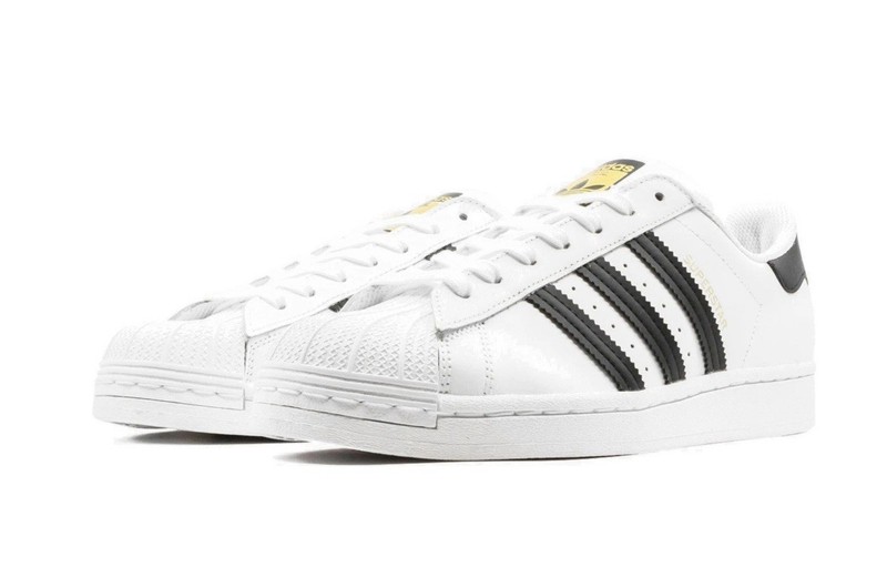 Size 10 - Adidas Superstar Footwear White Black
