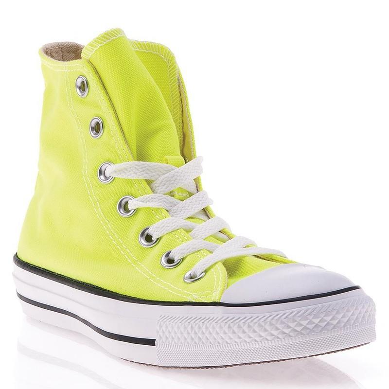 Size 10 - Converse Chuck Taylor All Star High Electric Yellow