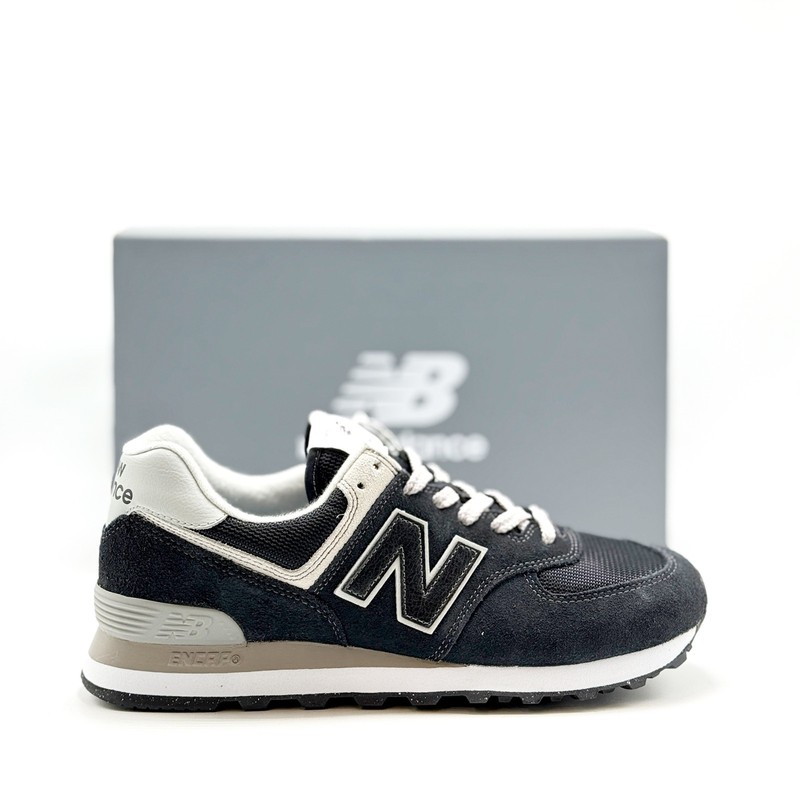 Size 10 - New Balance 574 Core Pack - Black Grey