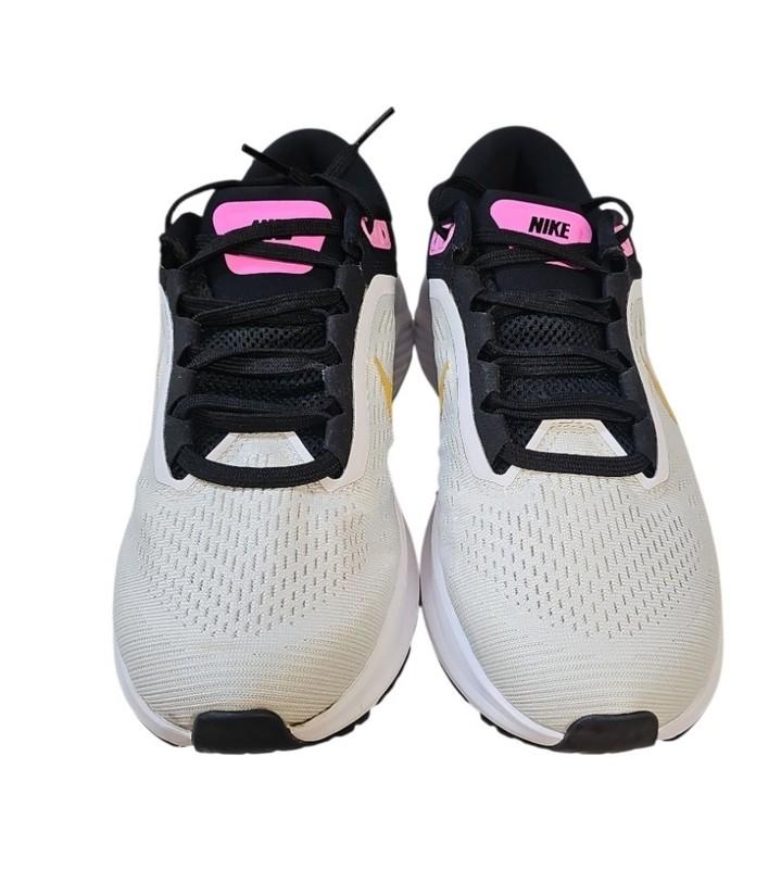 Size 10 - Nike Air Zoom Structure 24 White Black Wheat Gold W