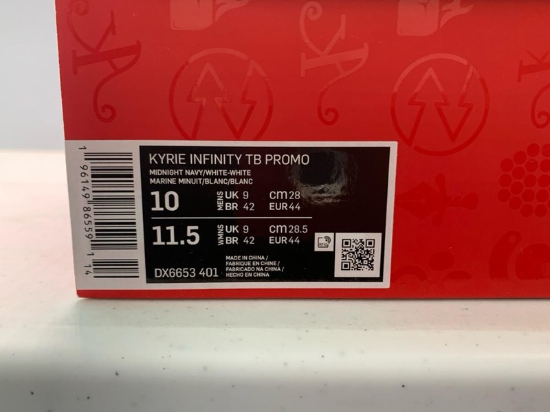 Size 10 - Nike Kyrie Infinity TB Midnight Navy