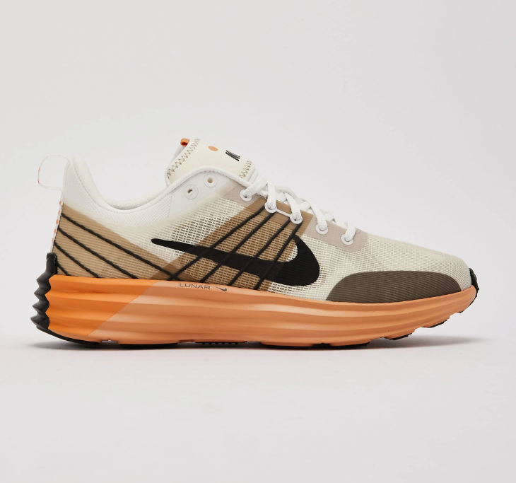 Size 10 - Nike Lunar Roam Summit White Khaki Orange