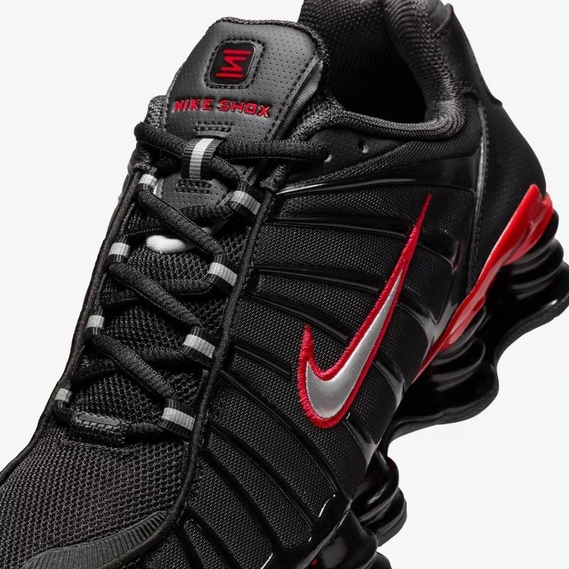 Size 10 - Nike Shox TL Black University Red