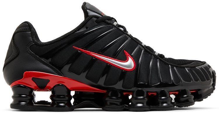 Size 10 - Nike Shox TL Black University Red