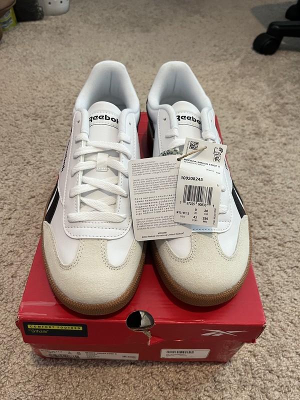 Size 10 - Reebok Vector Smash White Black Gum