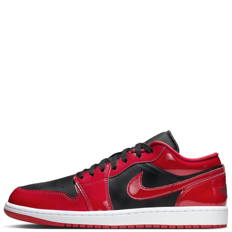 Size 11.5 - Air Jordan 1 Low Patent Varsity Red Black W
