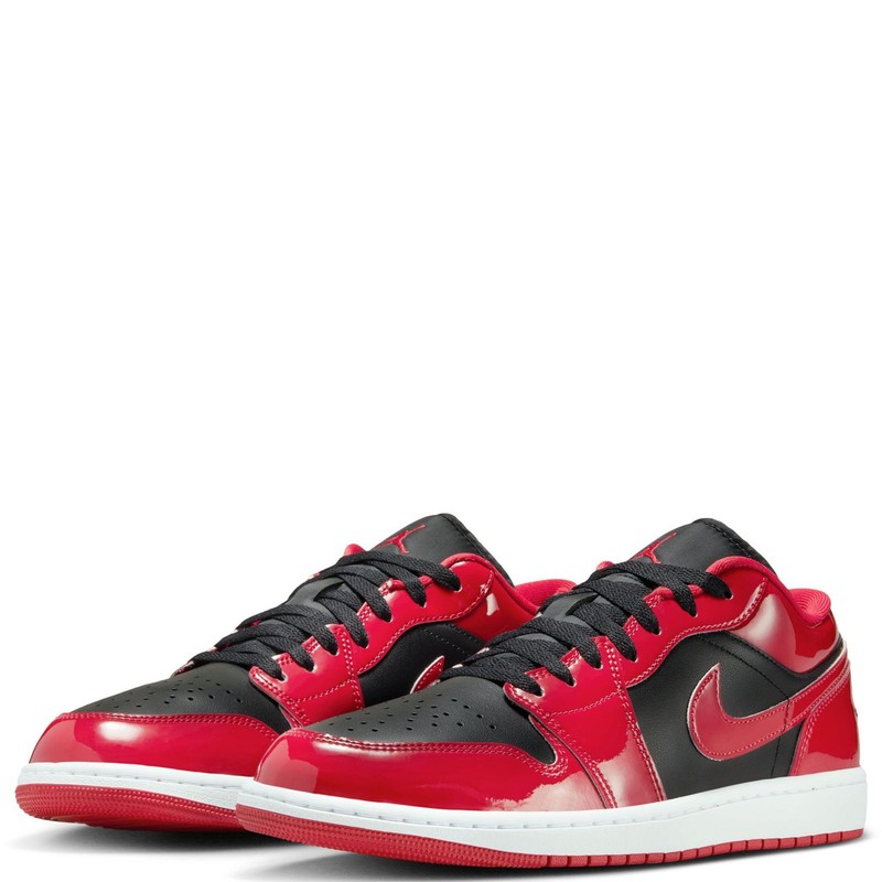 Size 11.5 - Air Jordan 1 Low Patent Varsity Red Black W