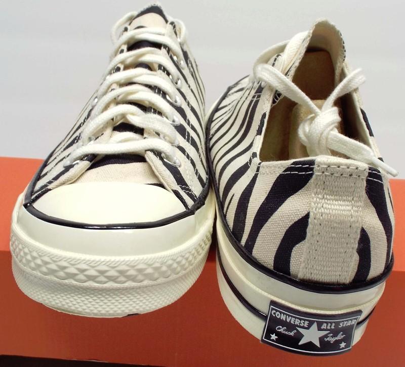 Size 11.5 - Converse Chuck 70 Low Archival Zebra Print