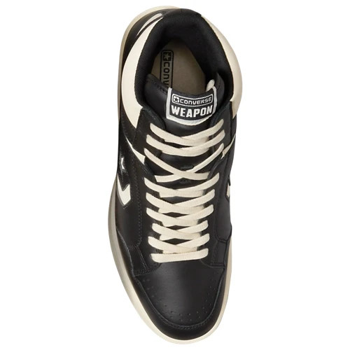 Size 11.5 - Converse Weapon High Old Money Pack - Black Natural Ivory