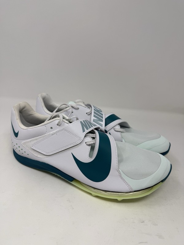 Size 11.5 - Nike Zoom Long Jump Elite White Bright Spruce