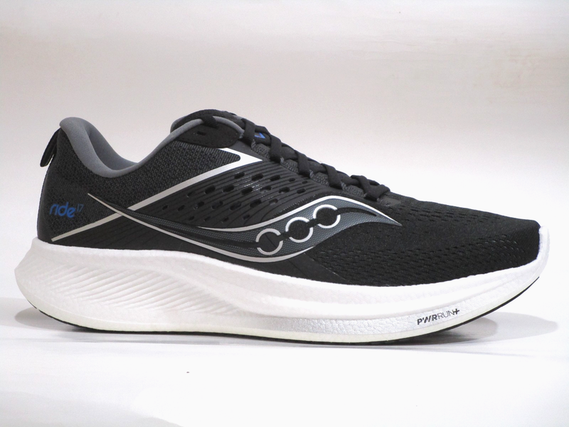 Size 11.5 - Saucony Ride 17 Wide Black White
