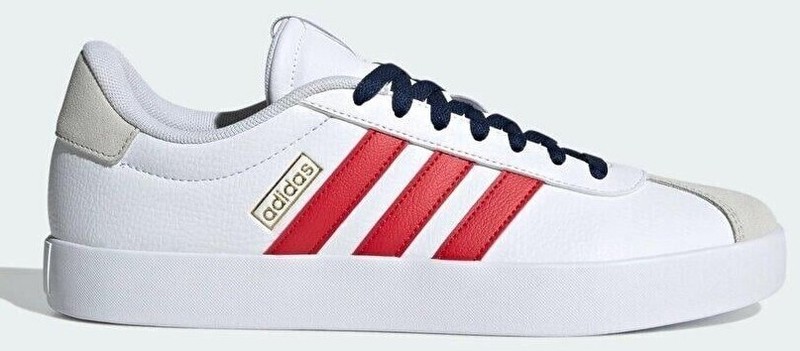 Size 11 - adidas VL Court 3.0 White Scarlet Navy