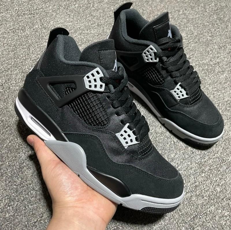 Size 11 - Jordan 4 Retro SE Mid Black Canvas