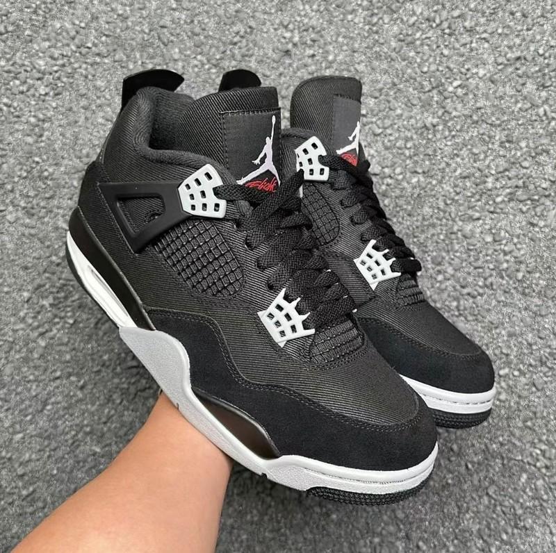 Size 11 - Jordan 4 Retro SE Mid Black Canvas