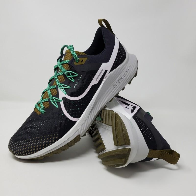 Size 11 - Nike React Pegasus Trail 4 Black Olive Flak
