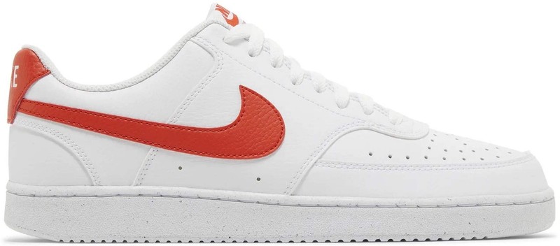 Size 12 - Nike Court Vision Next Nature Low White Picante Red