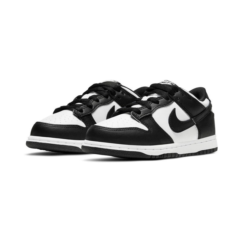 Size 12 (PS) - Nike Dunk Low Black White - CW1588-100