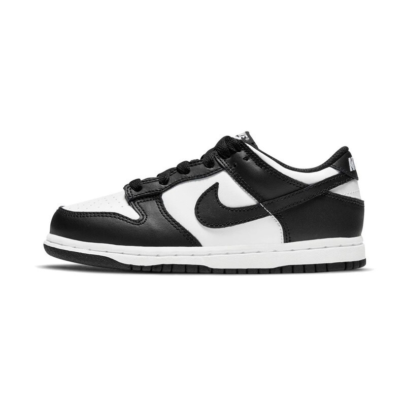 Size 12 (PS) - Nike Dunk Low Black White - CW1588-100