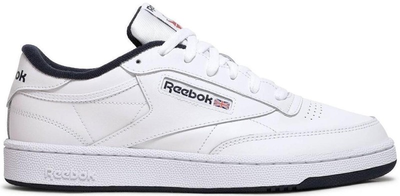 Size 12 - Reebok Club C 85 White Navy