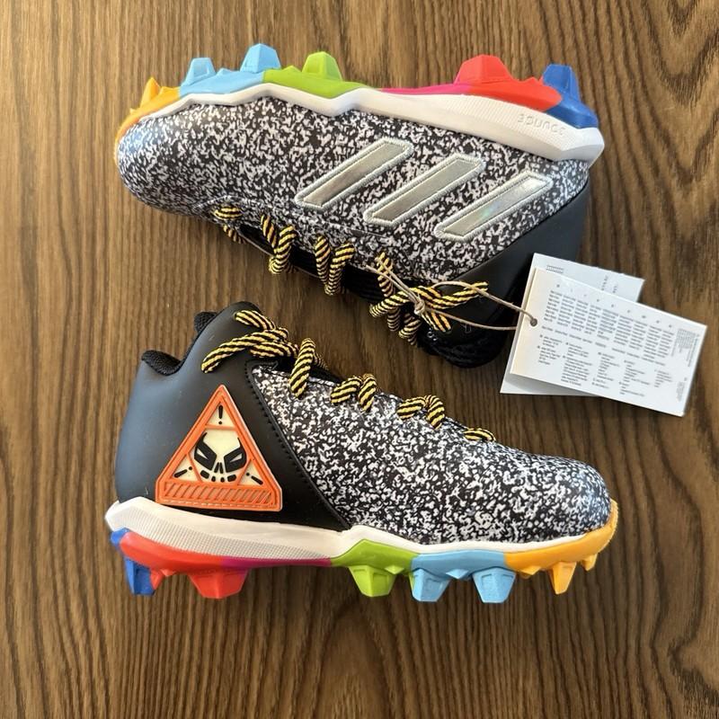 Size 12K Youth Junior Adidas Freak Mid J Football Cleats EH3402 NEW