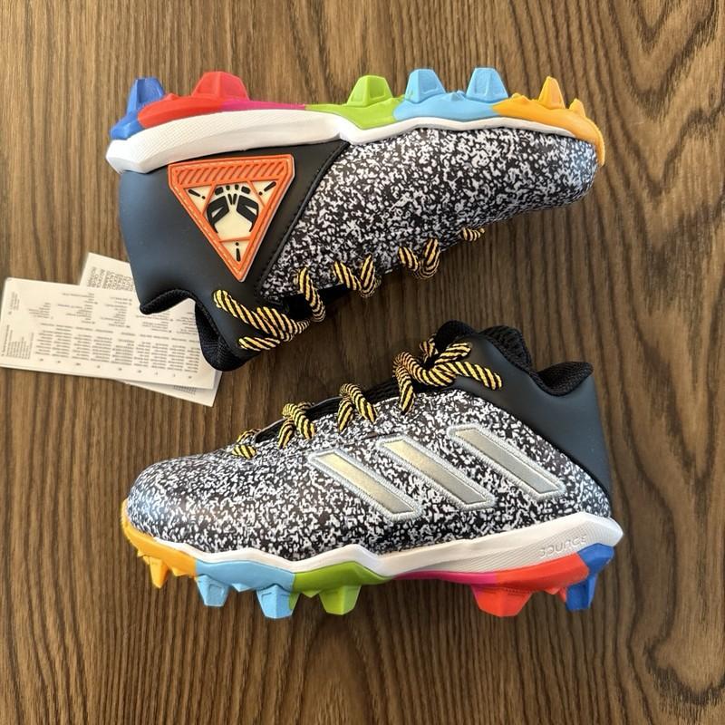 Size 12K Youth Junior Adidas Freak Mid J Football Cleats EH3402 NEW