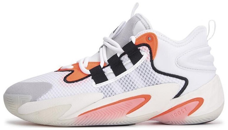 Size 13.5 - adidas BYW Select White Solar Red